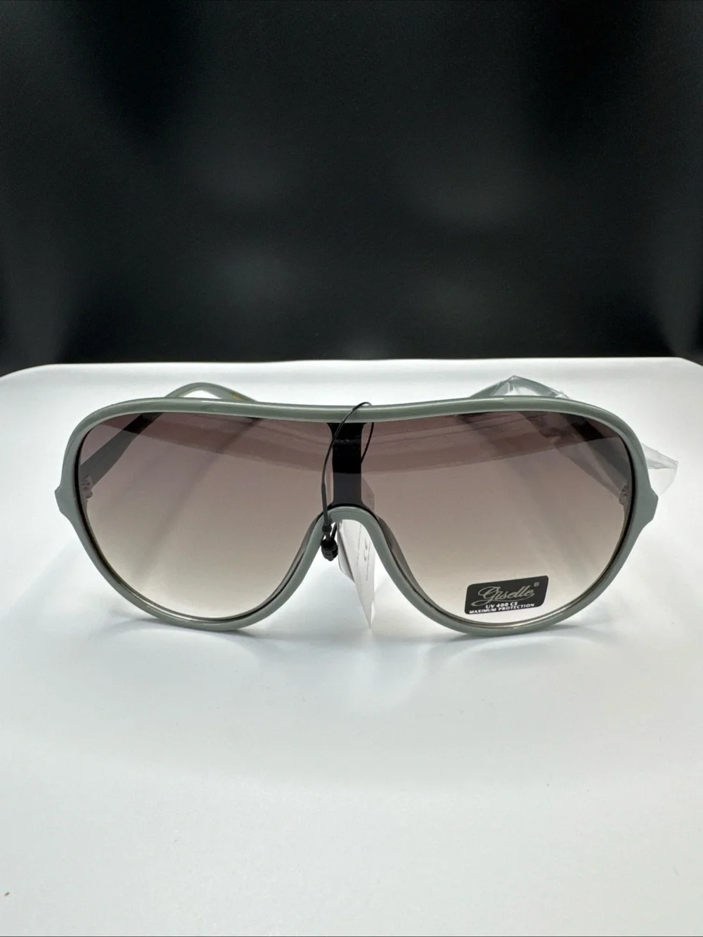 Women's Oversized Gray Gradient Lens Sunglasses